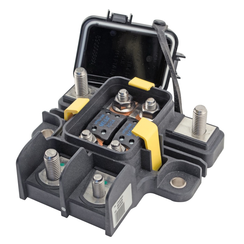 力特Littelfuse HPDM 系列 70V 600A 双极 MEGA 保险丝配电模块
