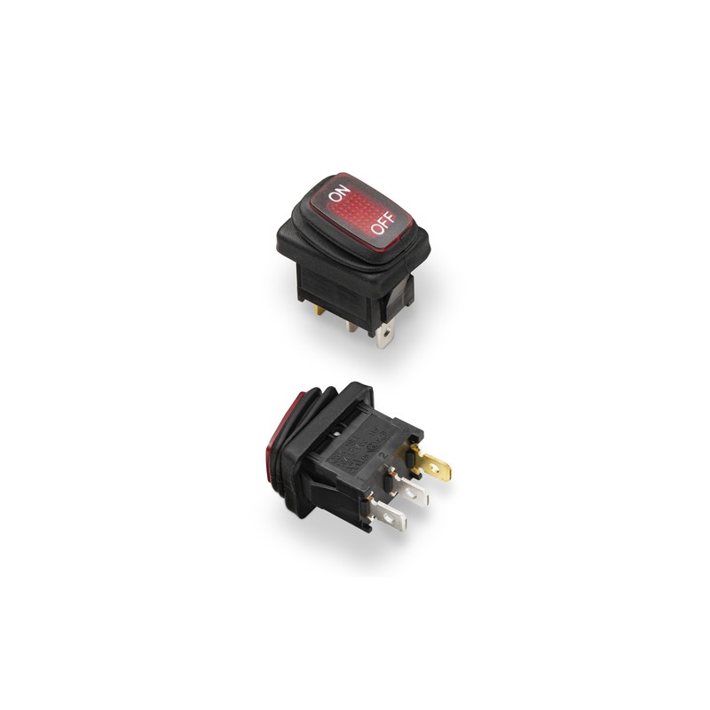 Littelfuse C&K DSR 系列 IP65 密封带灯翘板开关