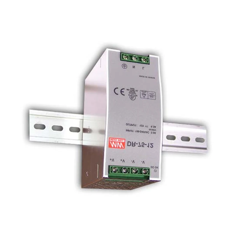 明纬 MeanWell DR系列 45W 24V输出开关电源 DR-45-24