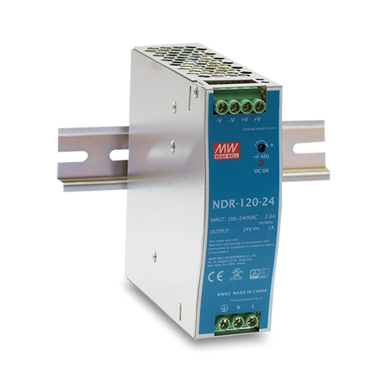 明纬 MeanWell NDR系列 120W 12V输出开关电源 NDR-120-12