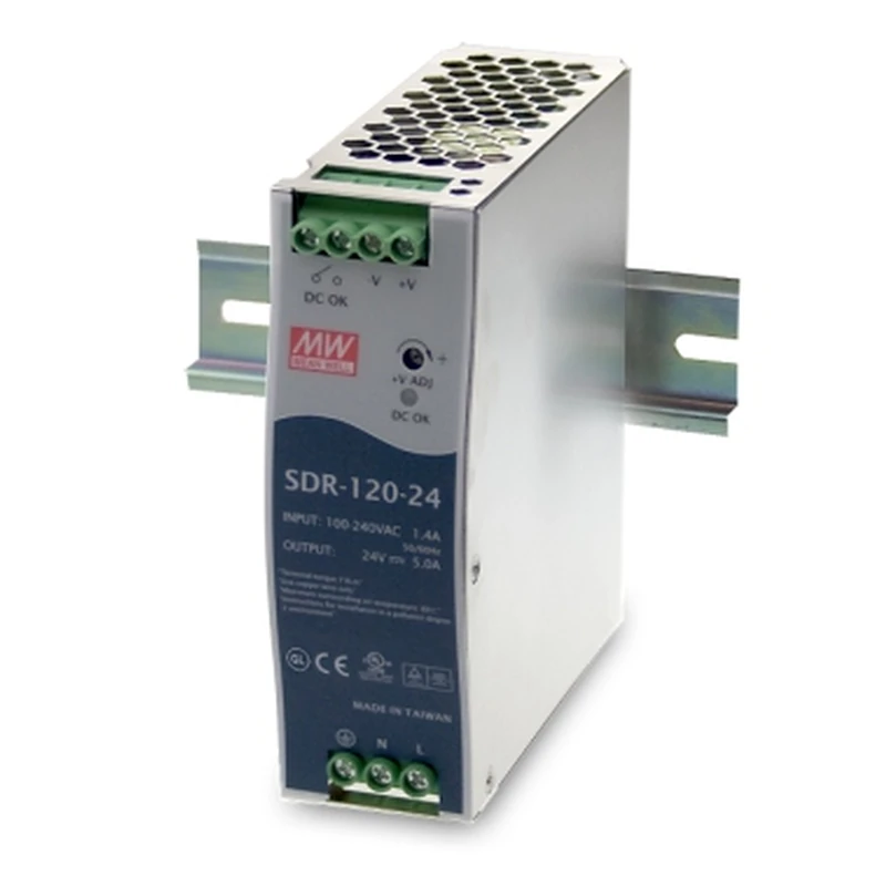明纬 MeanWell SDR系列 120W 24V输出开关电源 SDR-120-24