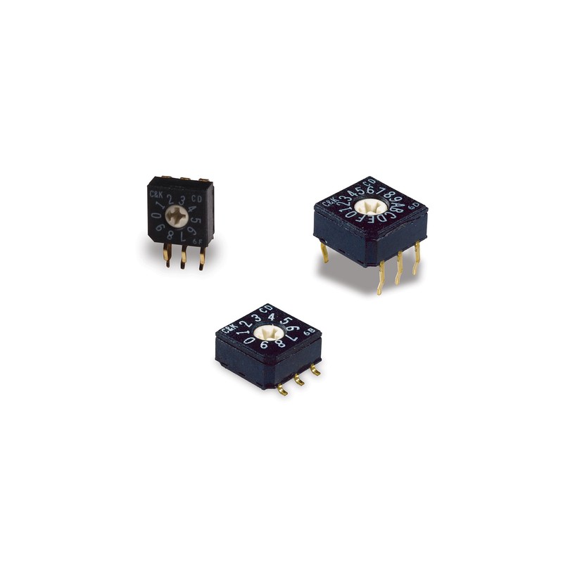 力特Littelfuse CD Series 系列 8mm 编码旋转拨码开关
