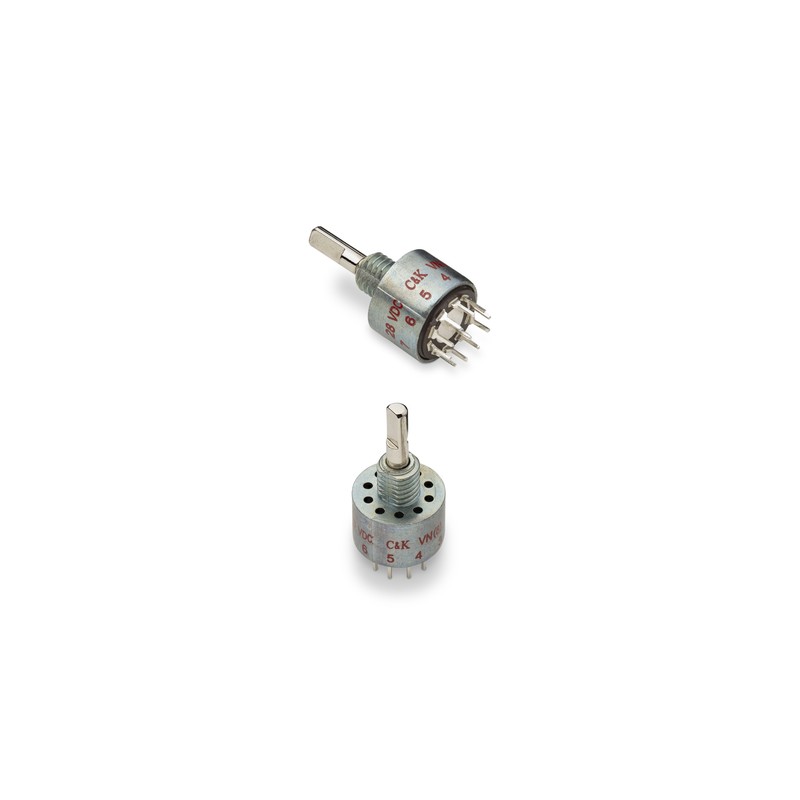 Littelfuse C&K M Rotary 系列 半英寸旋转开关